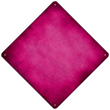 Pink Oil Rubbed Novelty Mini Metal Crossing Sign MCX-003
