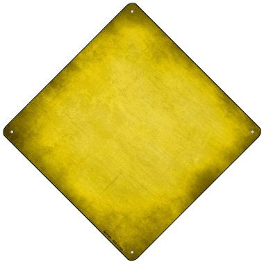 Yellow Oil Rubbed Novelty Mini Metal Crossing Sign MCX-006