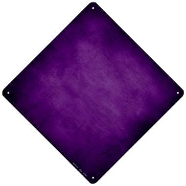 Purple Oil Rubbed Novelty Mini Metal Crossing Sign MCX-010