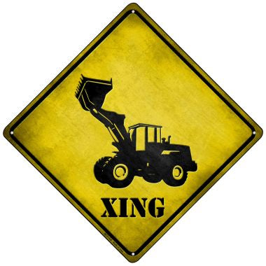 Dozer Xing Novelty Mini Metal Crossing Sign MCX-128