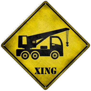 Crane Xing Novelty Mini Metal Crossing Sign MCX-131