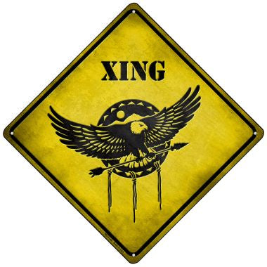Dream Catcher Xing Novelty Mini Metal Crossing Sign MCX-140