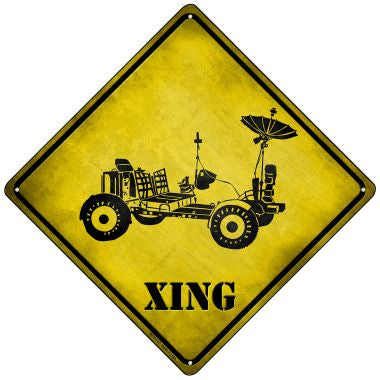Mars Rover Xing Novelty Mini Metal Crossing Sign MCX-147