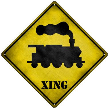 Train Xing Novelty Mini Metal Crossing Sign MCX-210