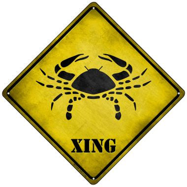 Cancer Xing Novelty Mini Metal Crossing Sign MCX-239