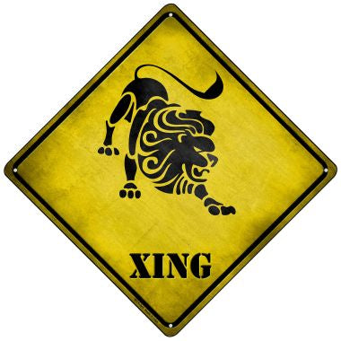 Leo Xing Novelty Mini Metal Crossing Sign MCX-241