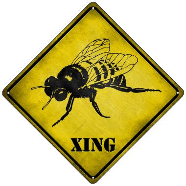 Bee Xing Novelty Mini Metal Crossing Sign MCX-311