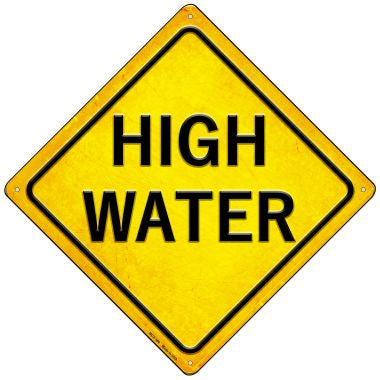 High Water Novelty Mini Metal Crossing Sign MCX-386