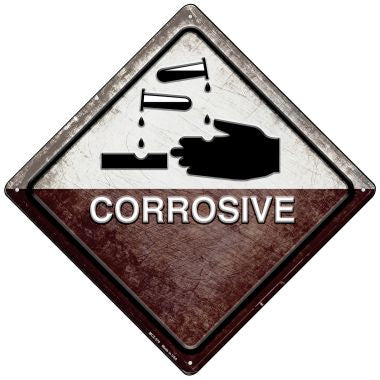 Corrosive Novelty Mini Metal Crossing Sign MCX-570