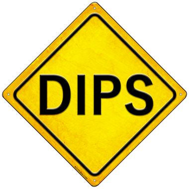 Dips Novelty Mini Metal Crossing Sign MCX-578