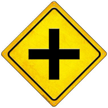 Intersection Novelty Mini Metal Crossing Sign MCX-589