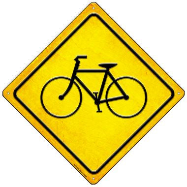 Bicycle Novelty Mini Metal Crossing Sign MCX-593