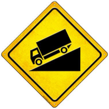 Truck Grade Novelty Mini Metal Crossing Sign MCX-606