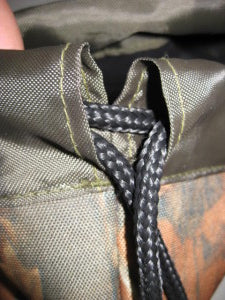 13 inch Explorer Tactical Camo Chik Pink trim Drawstring Backpack