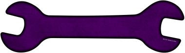 Purple Oil Rubbed Novelty Metal Wrench Sign W-010