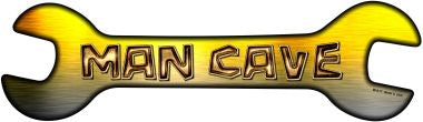 Man Cave Novelty Metal Wrench Sign W-017