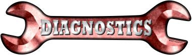 Diagnostics Novelty Metal Wrench Sign W-020