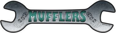 Mufflers Novelty Metal Wrench Sign W-025