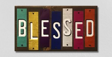 Blessed Fun Strips Novelty Wood Sign WS-125