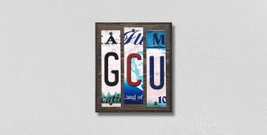 GCU License Plate Tag Strips Novelty Wood Signs WS-232
