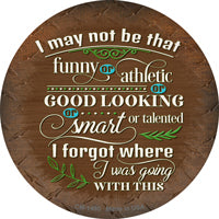 I Forgot Where I Was Going Novelty Circle Coaster Set of 4
