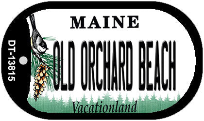 Old Orchard Beach Maine Novelty Metal Dog Tag Necklace