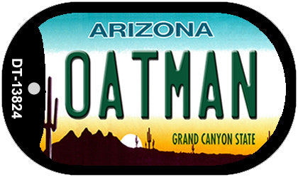 Oatman Arizona Novelty Metal Dog Tag Necklace
