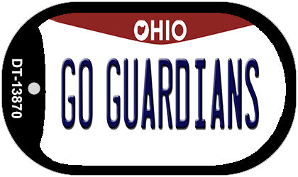 Go Guardians Ohio Novelty Metal Dog Tag Necklace