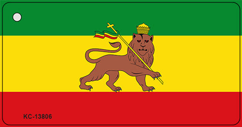 Ethiopia Flag Novelty Metal Key Chain