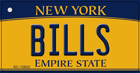 Bills New York Yellow Novelty Metal Key Chain