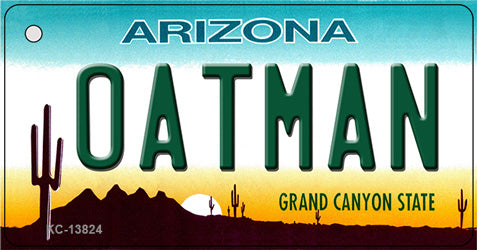 Oatman Arizona Novelty Metal Key Chain