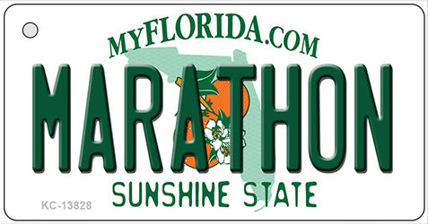 Marathon Florida Novelty Metal Key Chain