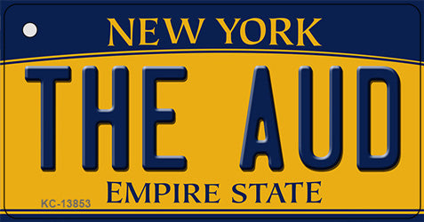 The Aud NY Yellow Novelty Metal Key Chain