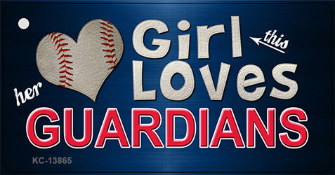 This Girl Loves Guardians Novelty Metal Key Chain