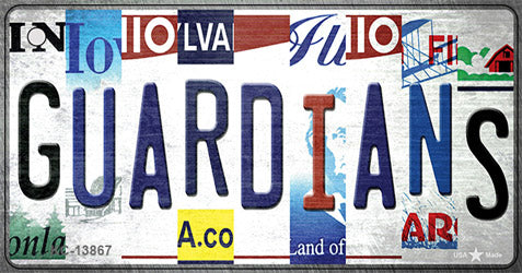 Guardians Strip Art Novelty Metal Key Chain
