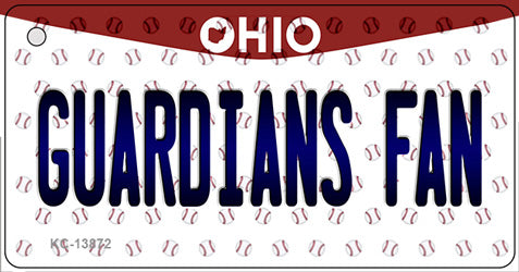 Guardians Fan Ohio Overlay Novelty Metal Key Chain
