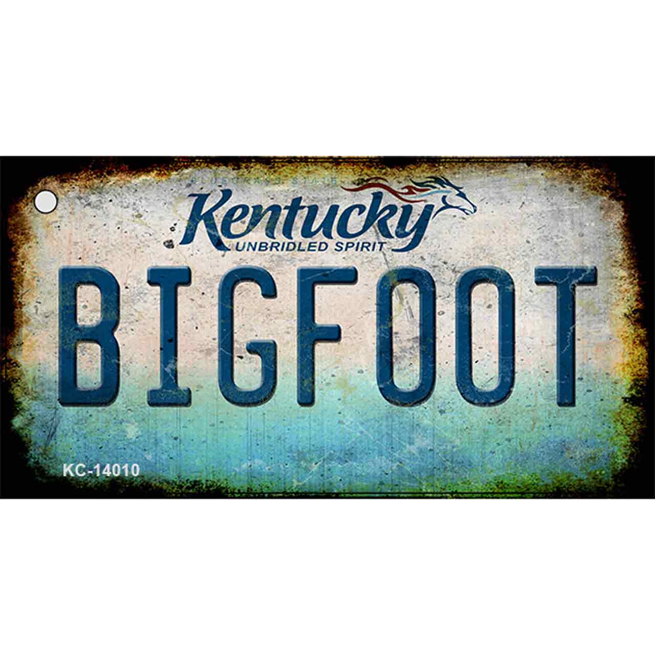 Bigfoot Kentucky Novelty Metal Key Chain