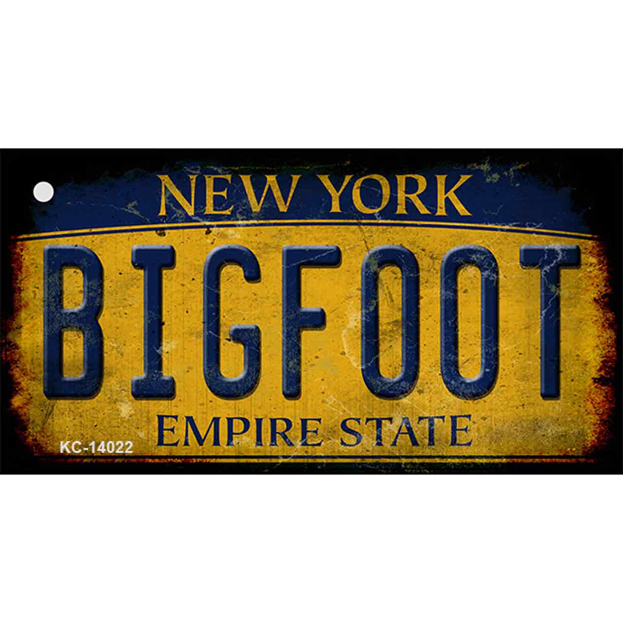 Bigfoot New York Novelty Metal Key Chain