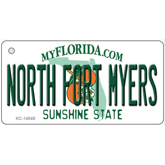 North Fort Myers Florida Novelty Metal Key Chain