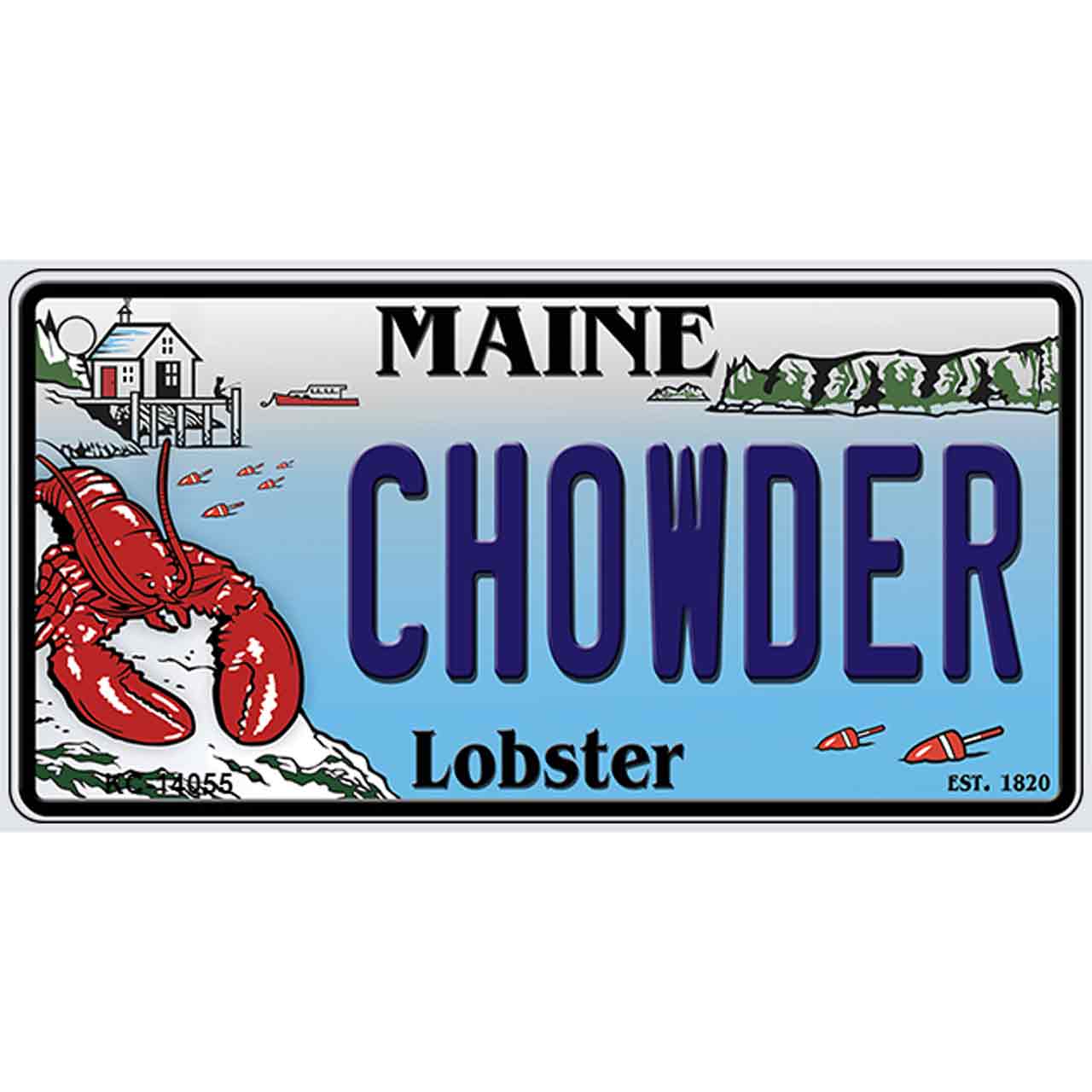 Chowder Maine Lobster Novelty Metal Key Chain
