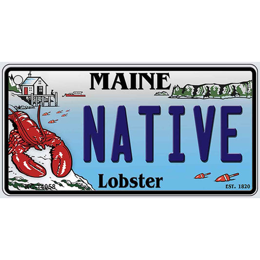Native Maine Lobster Novelty Metal Key Chain