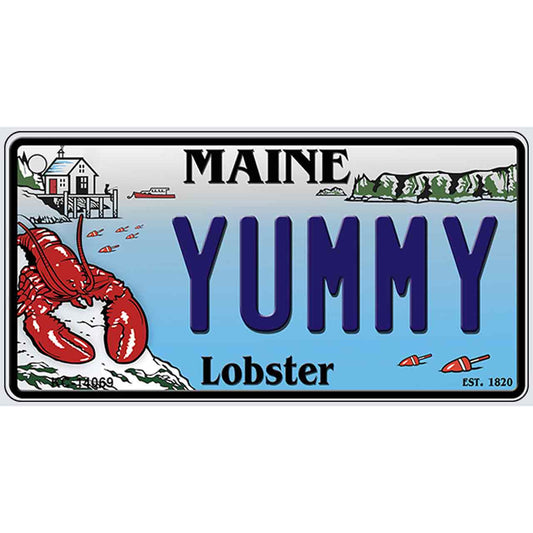 Yummy Maine Lobster Novelty Metal Key Chain