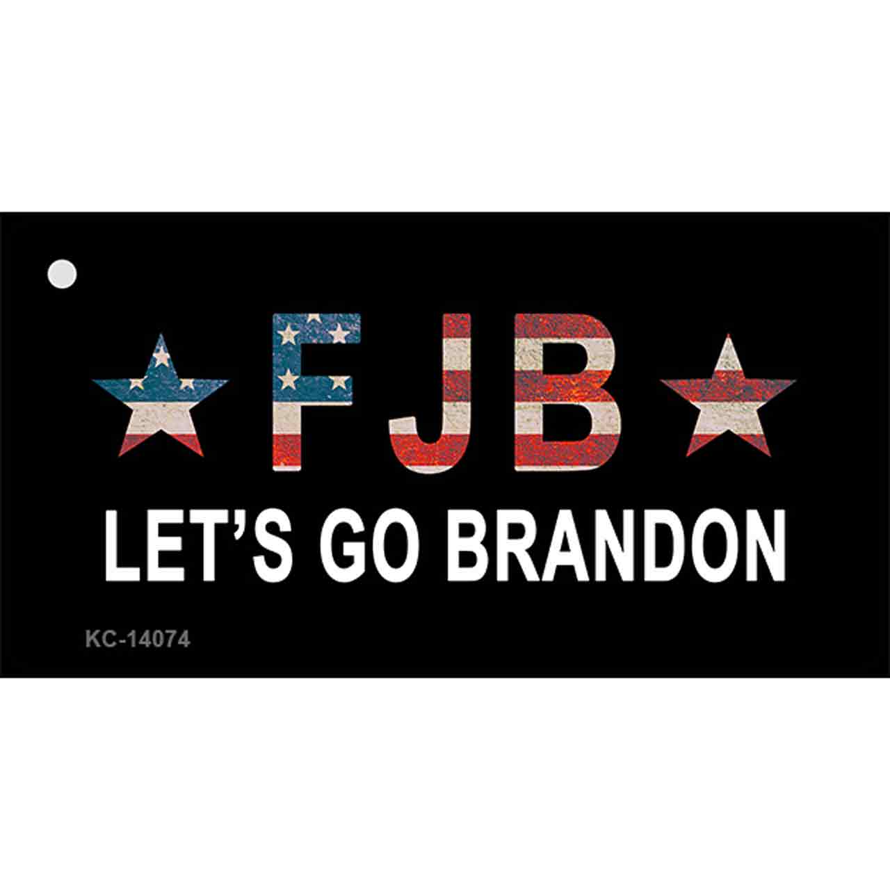 FJB American Flag Novelty Metal Key Chain