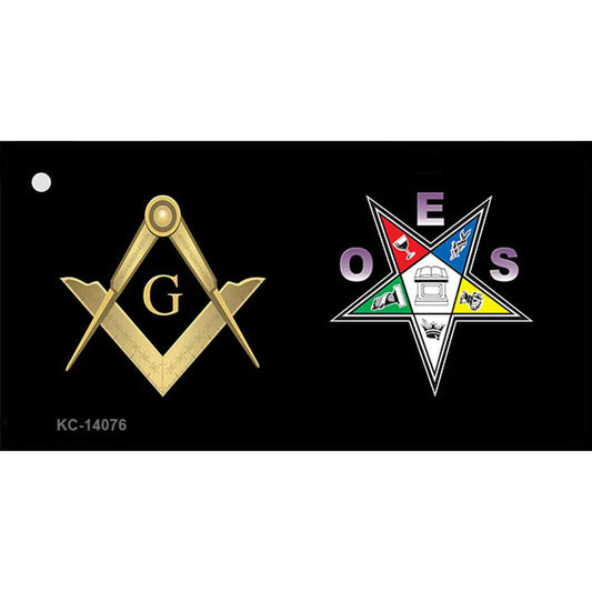Free Mason OES Novelty Metal Key Chain