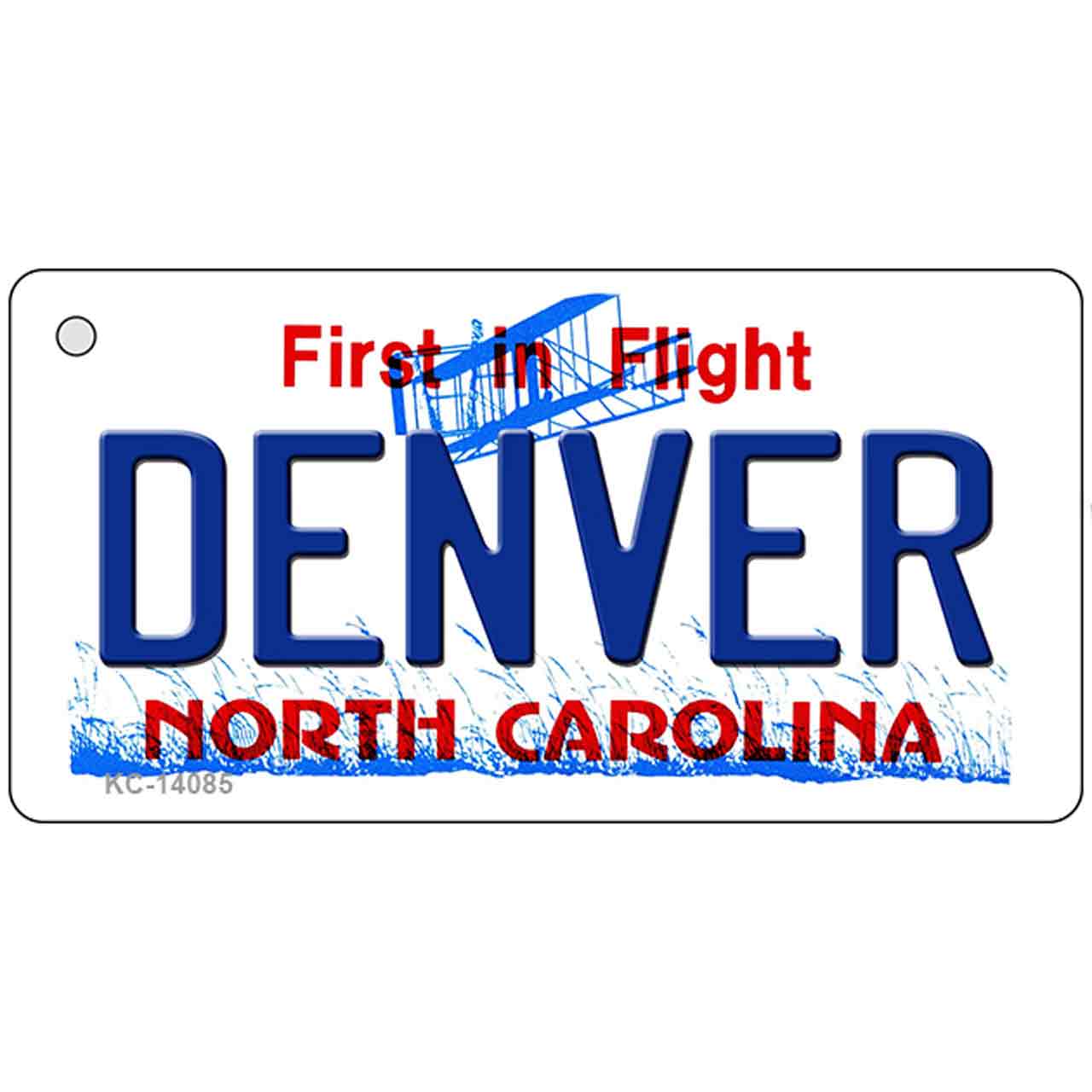 Denver North Carolina Novelty Key Chain