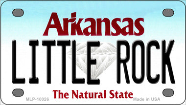 Little Rock Arkansas Novelty Mini Metal License Plate Tag