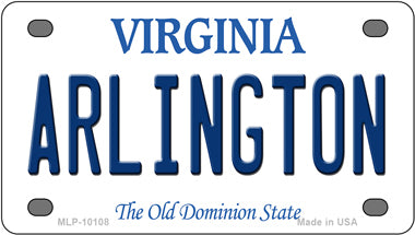 Arlington Virginia Novelty Mini Metal License Plate Tag