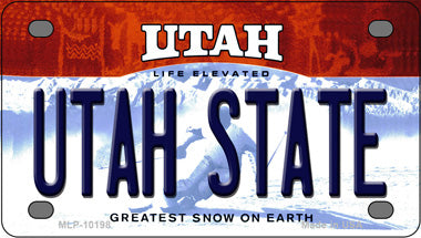 Utah State Utah Novelty Mini Metal License Plate Tag