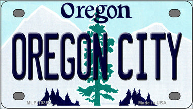 Oregon City Oregon Novelty Mini Metal License Plate Tag