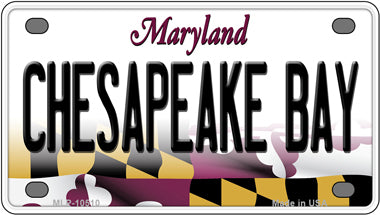 Chesapeake Bay Maryland Novelty Mini Metal License Plate Tag